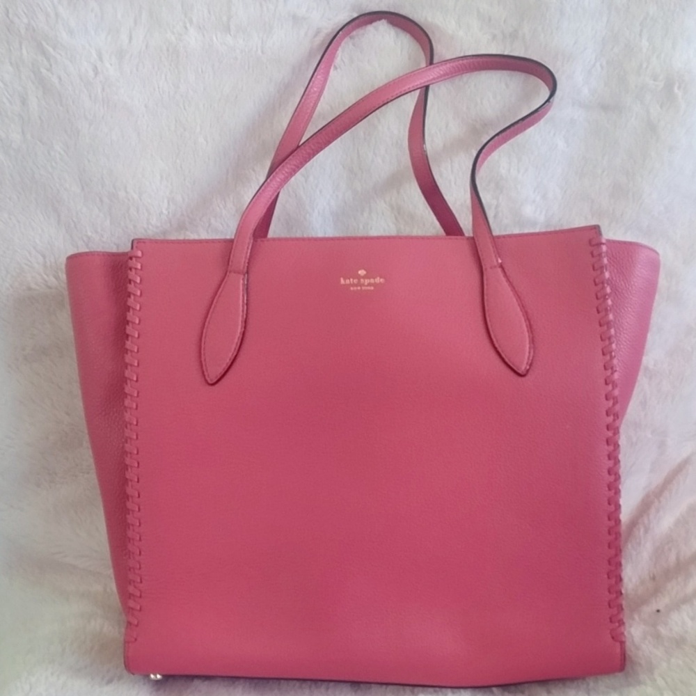 SOLD kate spade new york pink tote shoulder bag - Picture 1 of 4
